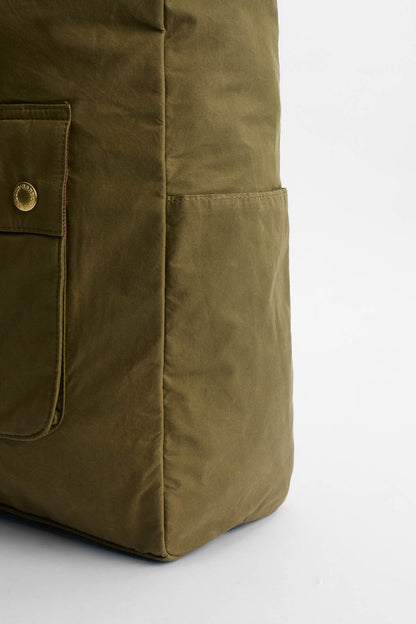 Transport Foldover Backpack - DUSKY GREEN