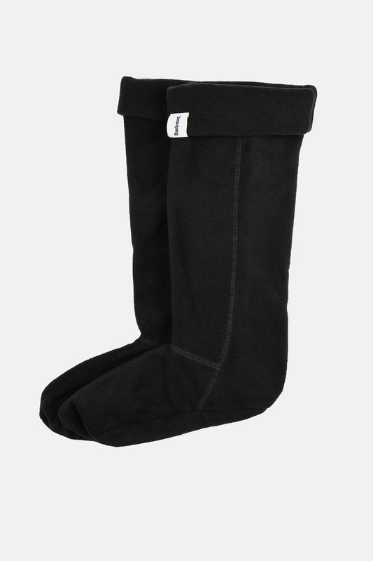 Fleece Wellington Sock - BLACK