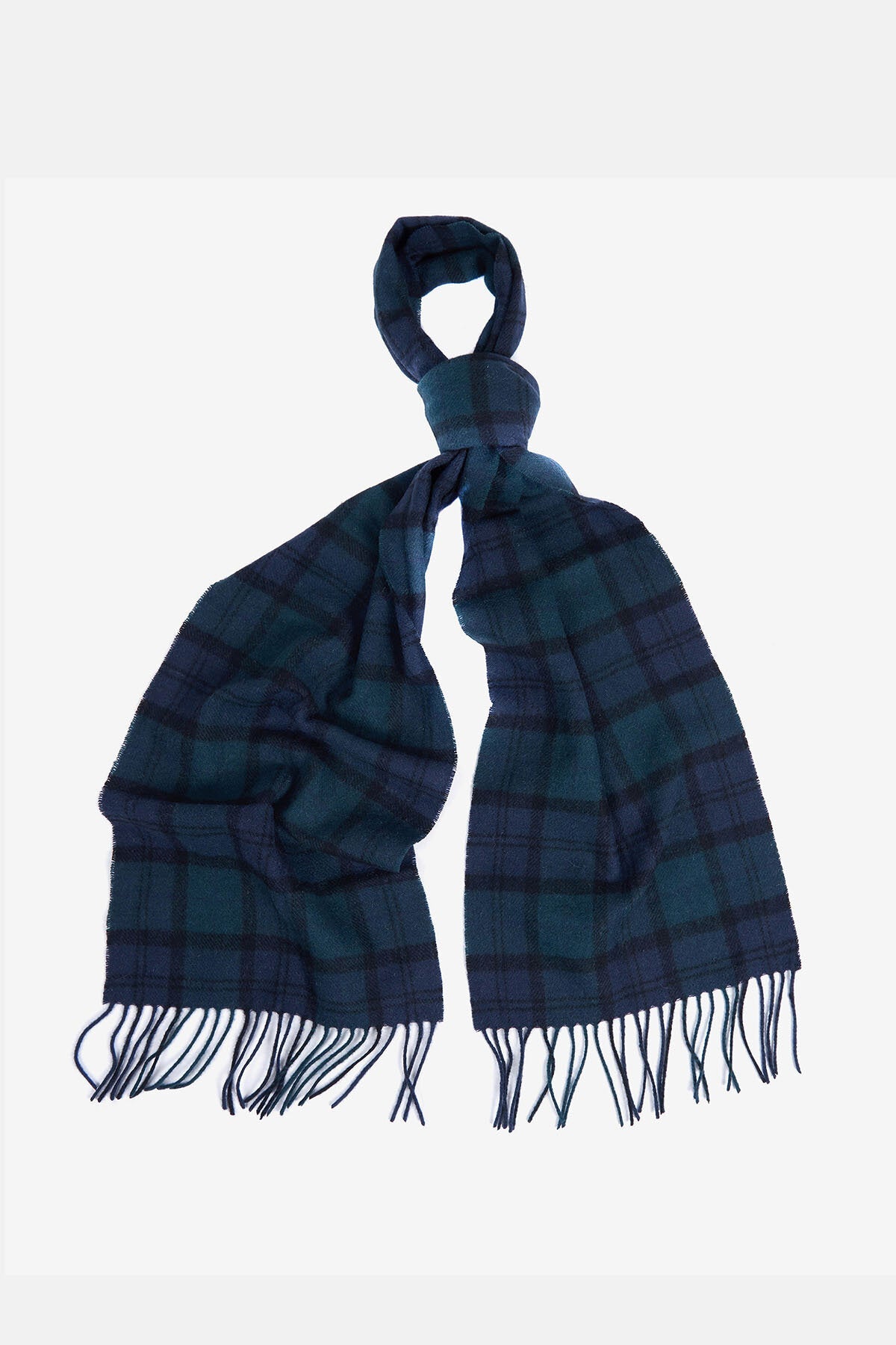 Tartan Lambswool Scarf - BLACK WATCH