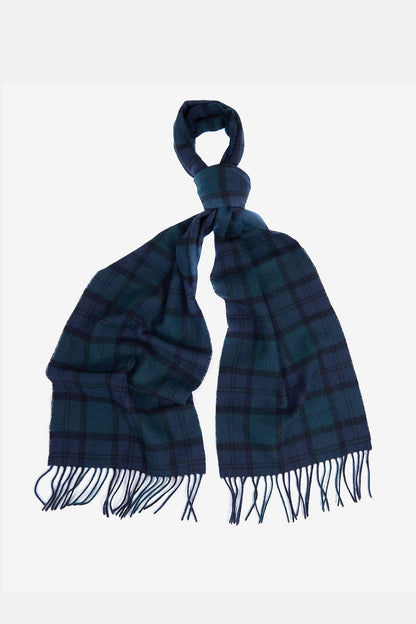 Tartan Lambswool Scarf - BLACK WATCH