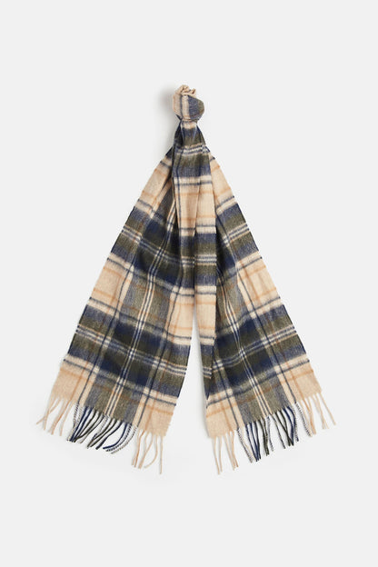 New Check Tartan Scarf - SAND BEIGE PLAID