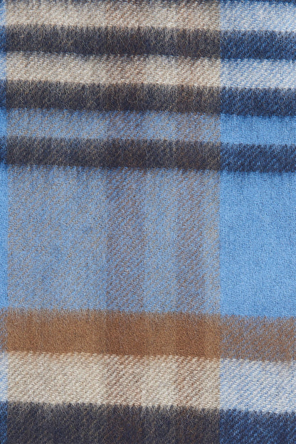 Field Reversible Wool Scarf - NAVY